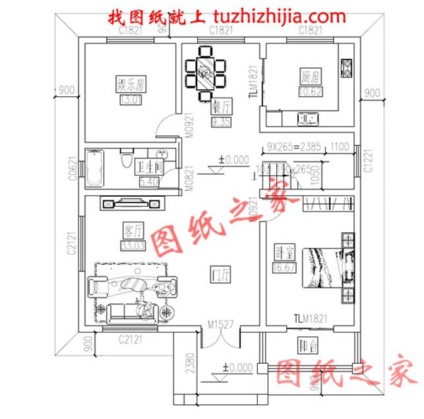 5套現代三層民房設計圖，附實拍效果圖