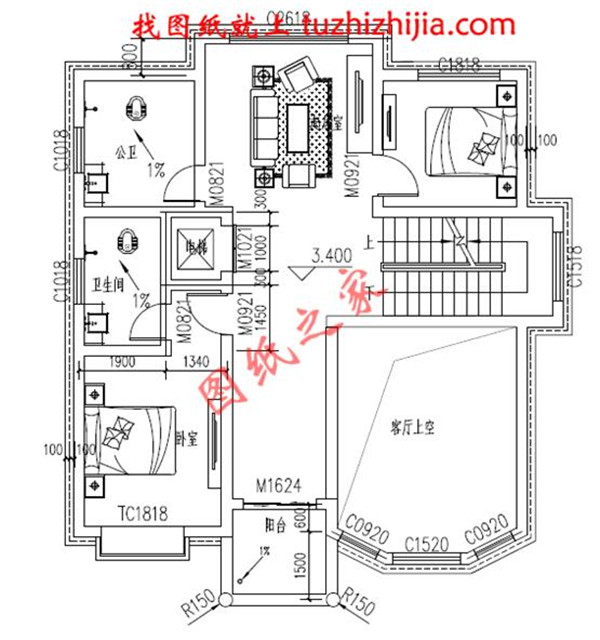 5套現代三層民房設計圖，附實拍效果圖