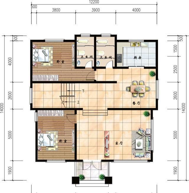 三層簡(jiǎn)歐式別墅設(shè)計(jì)圖，帶大露臺(tái)，大氣時(shí)尚，主體造價(jià)40萬(wàn)左右。