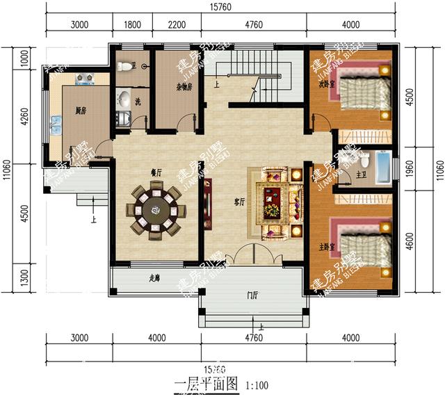 農村二層自建房，最受農村人歡迎的一款，帶超大景觀露臺，太完美啦。