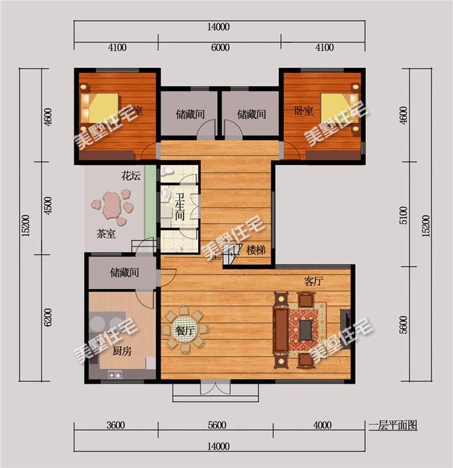 二層現代風格自建房，占地212.8平方米，“工”字造型，外觀靚，造型潮！