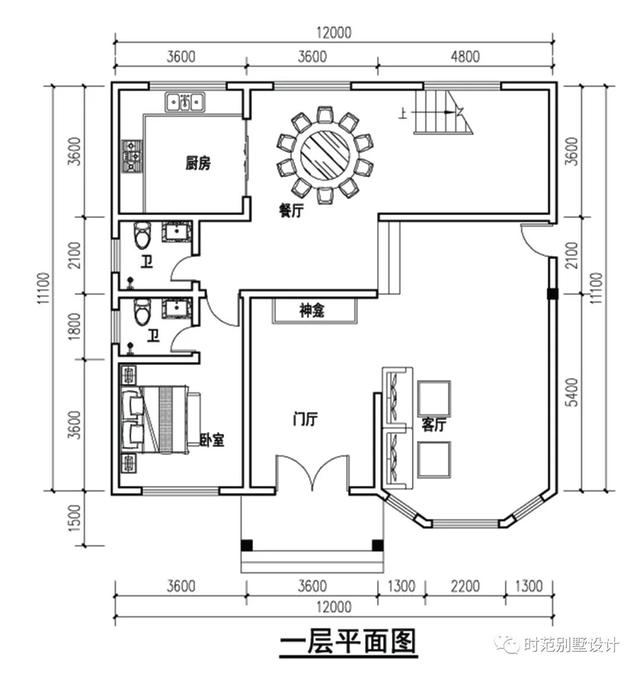 三層歐式別墅設(shè)計圖，帶書房+大露臺，豪華大氣，農(nóng)村建房的不二之選。