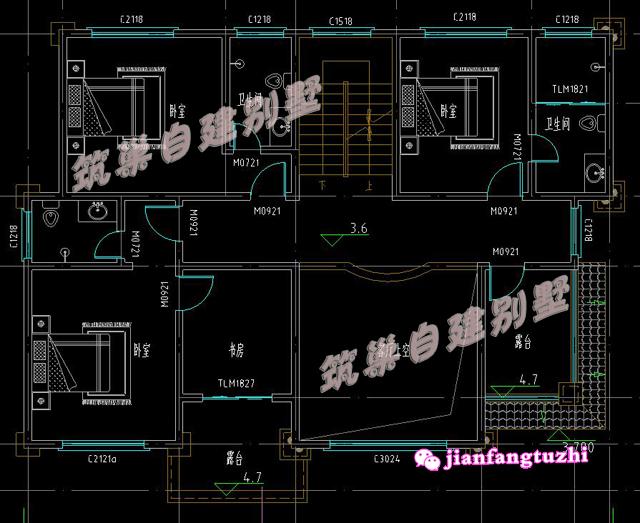 三層歐式別墅設計圖，占地150平米，帶露臺坡屋頂，適合現代新農村建房。
