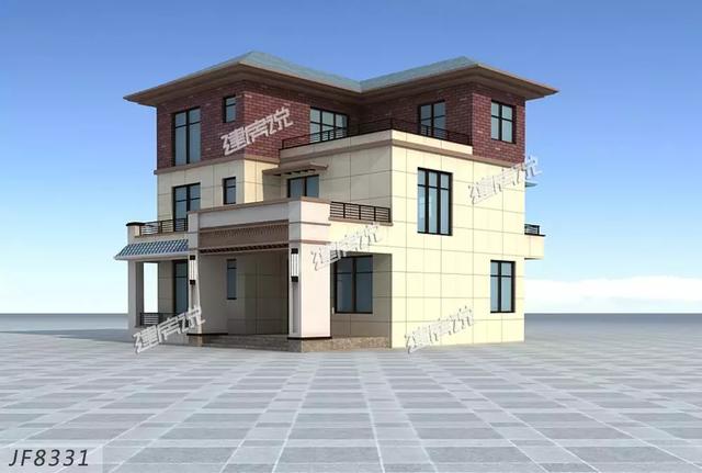 五款三層別墅設計圖，不但漂亮又實用，花錢不多，戶型也贊！