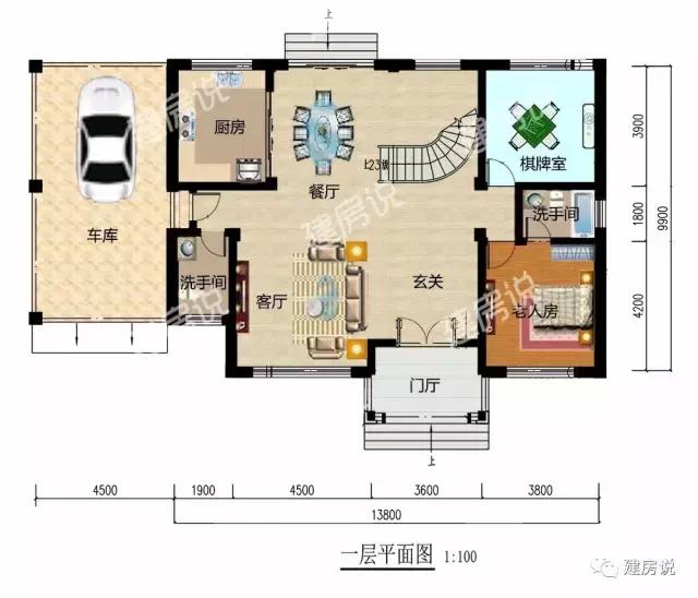 五款三層別墅設計圖，不但漂亮又實用，花錢不多，戶型也贊！