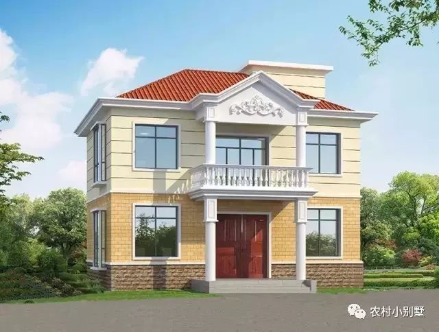 10.7x8米經濟型中式農村二層小樓圖，15萬全部搞定