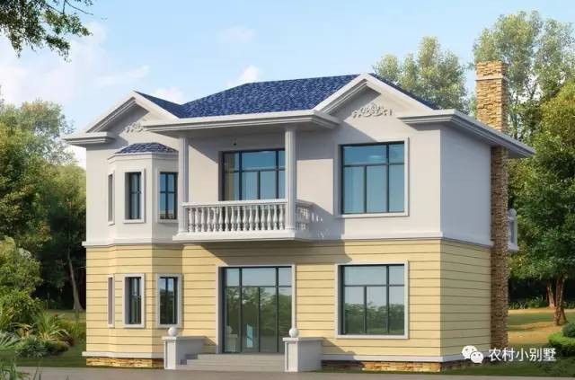 11X8.5米普通二層農村小樓圖，不用攢錢也能建得起