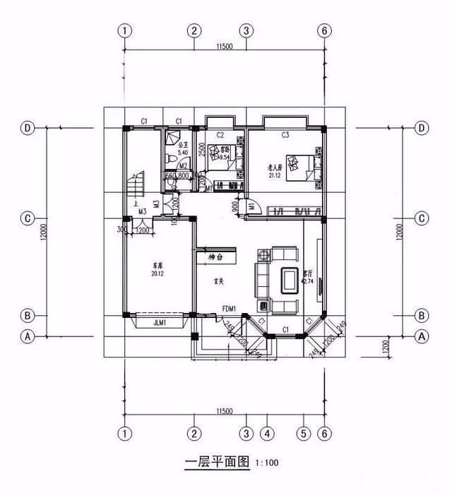 三層農村自建房，帶露臺和車庫小洋房，造價25-30萬，實用好看造價也不高。