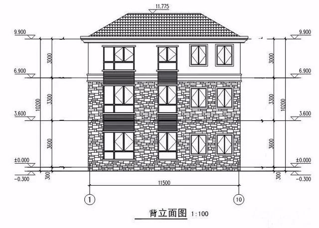 三層農村自建房，帶露臺和車庫小洋房，造價25-30萬，實用好看造價也不高。