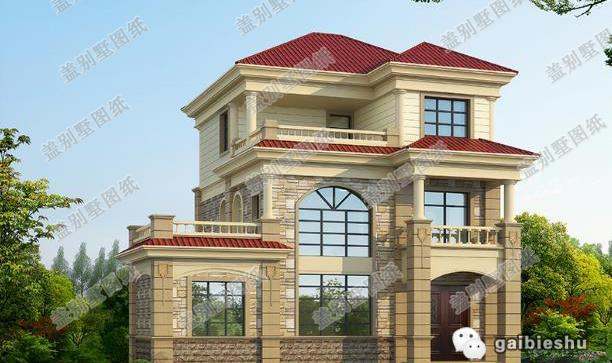 兩款簡歐式農村自建房，造價30萬，施工難度低，成本低。