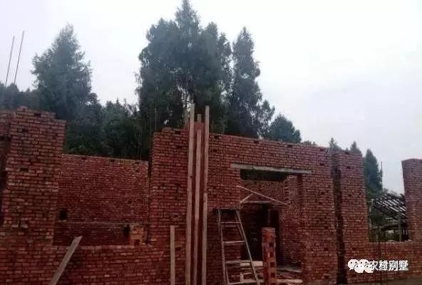 簡單二層小樓房實拍圖，附施工過程，30萬全建好