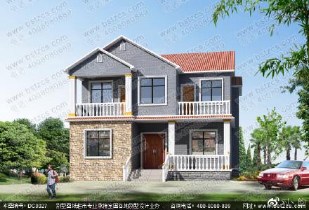 農村二層自建房，占地面積105.95平方米，造價22萬左右。