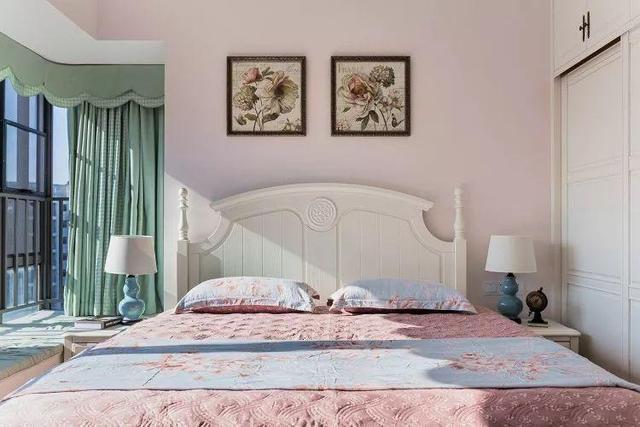 110平三居室美式風格裝修，設計師的設計太棒了，尤其是臥室，很漂亮！