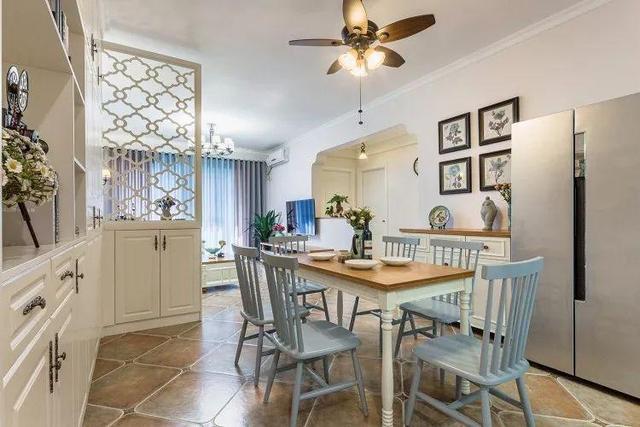 110平三居室美式風格裝修，設計師的設計太棒了，尤其是臥室，很漂亮！