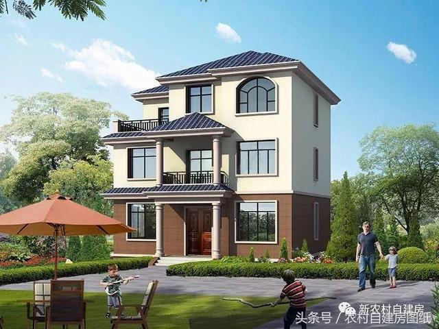 兩棟面積一樣的三層別墅設計圖，一款時尚大氣，一款簡單實用，你更喜歡哪一款呢？