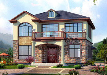 2021二層農村新款別墅新式二層樓房設計圖，非常時尚