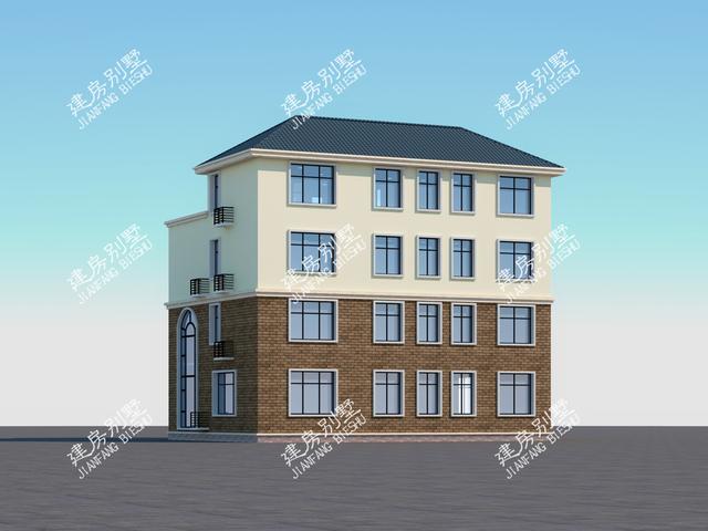 簡單歐式四層別墅設計圖，內設計旋轉樓梯也是完美，真的是一房一個經典。