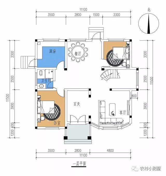 12款農(nóng)村蓋房三層小樓房設(shè)計(jì)圖，全村搶著建