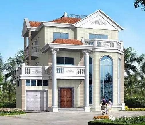 12款農(nóng)村蓋房三層小樓房設(shè)計(jì)圖，全村搶著建