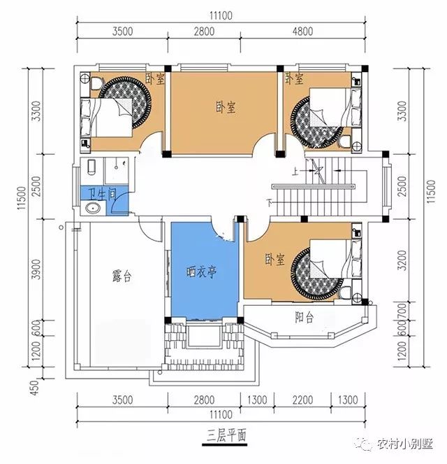 12款農(nóng)村蓋房三層小樓房設(shè)計(jì)圖，全村搶著建
