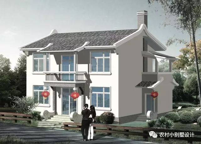 11X9米二層簡單農村住宅圖，氣質很適合農村建