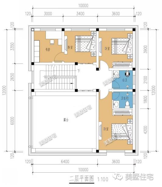 6款二層別墅設(shè)計(jì)圖，特意為小宅基地住戶設(shè)計(jì)，每套都戶型精美經(jīng)濟(jì)實(shí)用