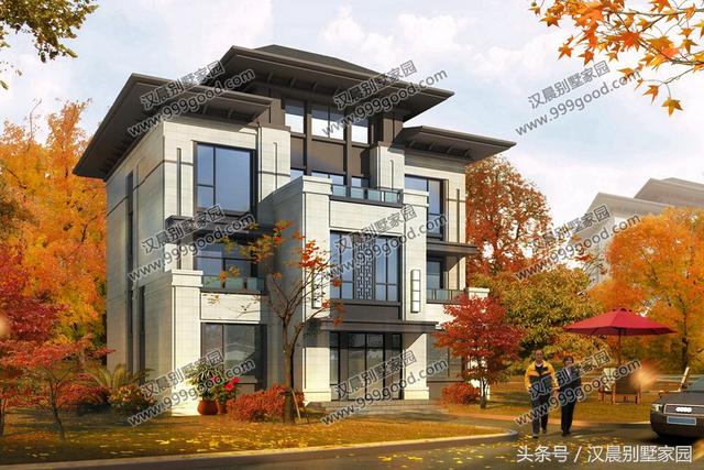 3款新式風格別墅設計圖，每一款都很好看，滿足你對房子的所有幻想