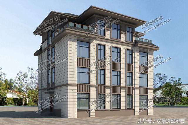 3款新式風格別墅設計圖，每一款都很好看，滿足你對房子的所有幻想