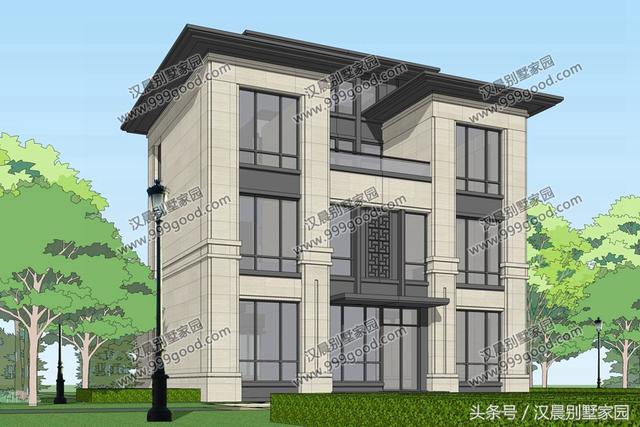 3款新式風格別墅設計圖，每一款都很好看，滿足你對房子的所有幻想
