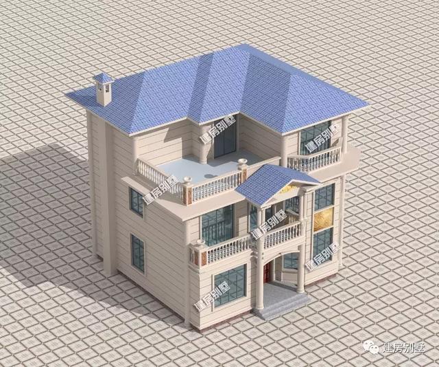 11.8×12米農(nóng)村別墅設(shè)計圖，布局好，大大提升你的居住幸福感