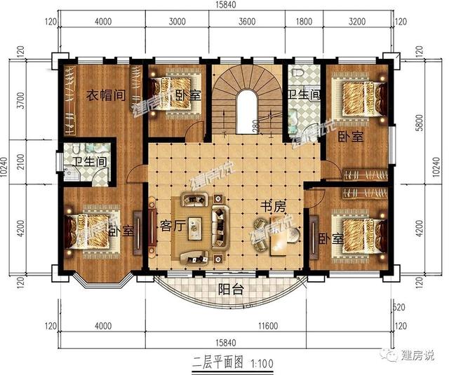 3款農(nóng)村自建房設(shè)計(jì)圖，都是2026受歡迎的戶型，適合大眾審美