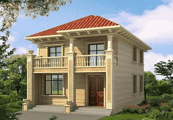 二層歐式別墅設計圖只需要20萬就能建成，你信嗎？面子里子都有。