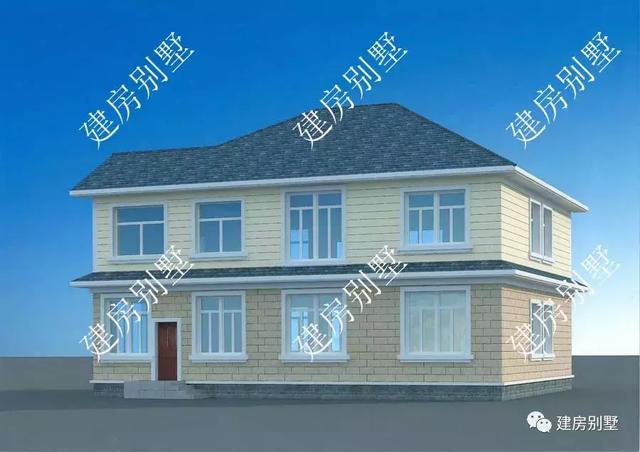 兩款二層別墅設計圖，經濟實用，第一棟主體20萬都不到。