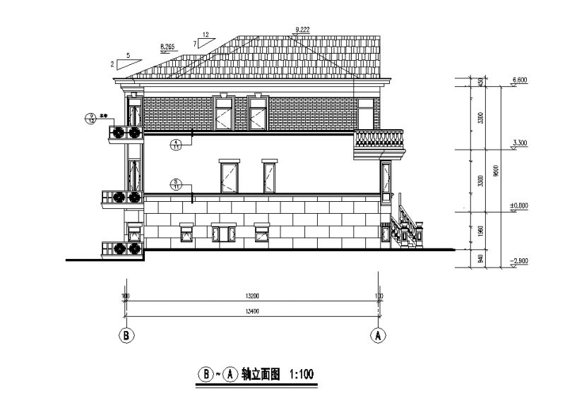 20x13米二層帶地下室別墅，復式客廳+雙車庫