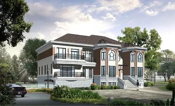 20x13米二層帶地下室別墅，復式客廳+雙車庫