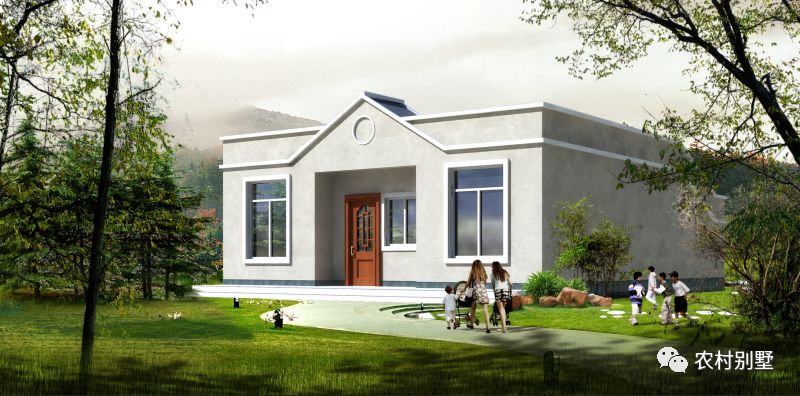 一層平屋頂農村自建房設計圖，簡單易造，主體10萬左右