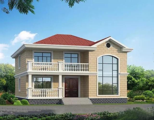 兩棟二層別墅設計圖，占地小，造價低，色彩絢麗，干凈明亮，相信你看了一定會喜歡。