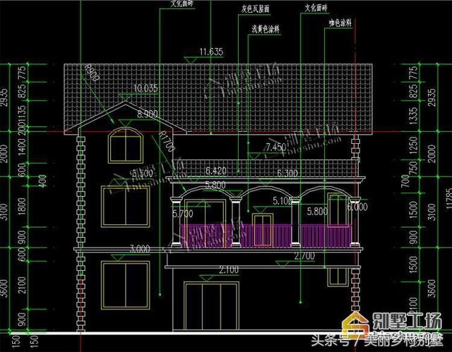 簡約三層農村自建房，造價適中，宅基地不大的建起來很合適。