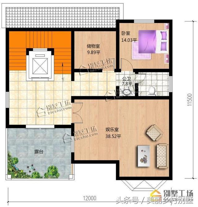 簡約三層農村自建房，造價適中，宅基地不大的建起來很合適。