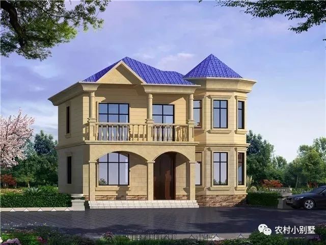 5套面寬10米左右的農(nóng)村二層小樓設(shè)計(jì)圖，個(gè)個(gè)都是精品