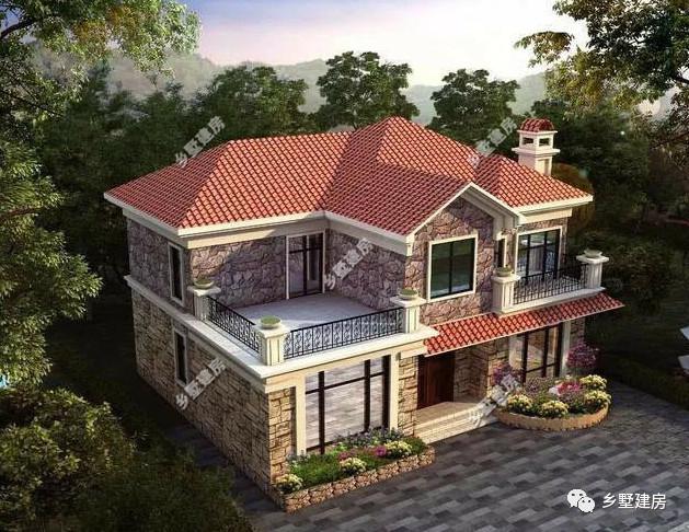 兩棟二層農村別墅設計圖，造價都是20萬，不僅造價低，而且外觀還大氣、美觀、舒適而又與眾不同。