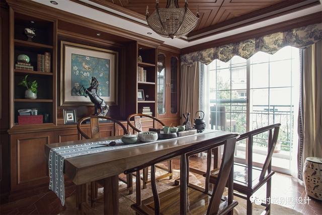 二層別墅設計圖，戶型方方正正，帶堂屋、客廳和書房，特別適合自建。