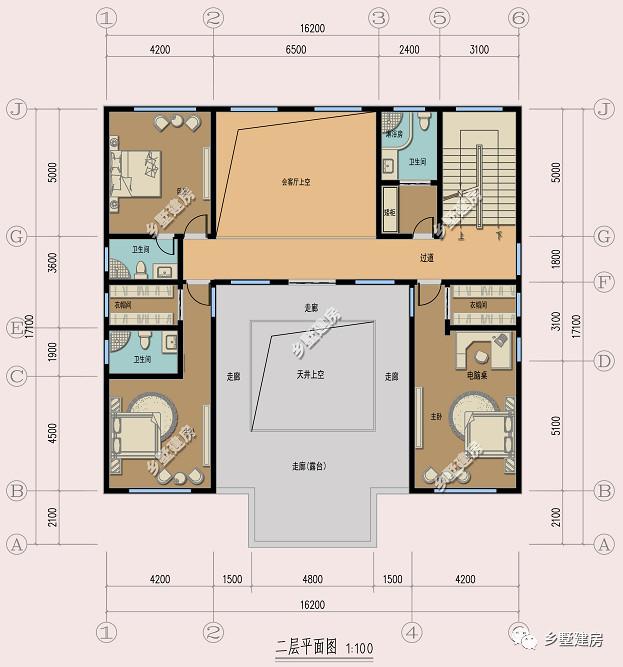 三層四合院式農(nóng)村自建房，大氣美觀，內(nèi)部結(jié)構(gòu)舒適寬敞，適合商用兩住，你值得擁有！