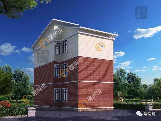 最經典的二層農村小戶型別墅設計圖，7x14米，美觀造價也低，你不打算建一套這樣的嗎？