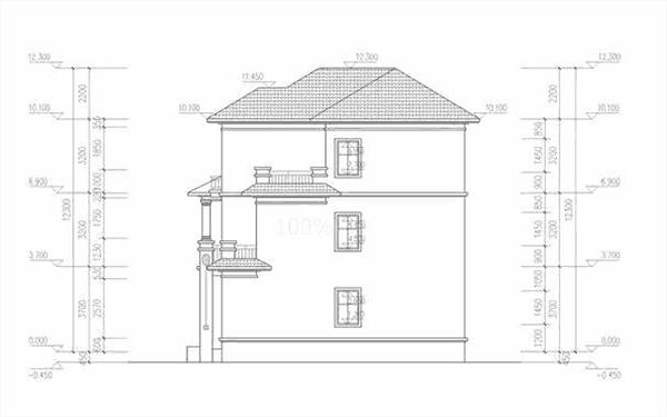 三層農村別墅設計圖，造價35萬左右，設計感一流，簡單實用，分區明確