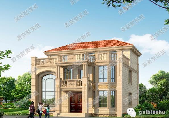 2款三層農村自建房設計圖，1款小戶型，1款大戶型，滿足不同家庭建房的需要