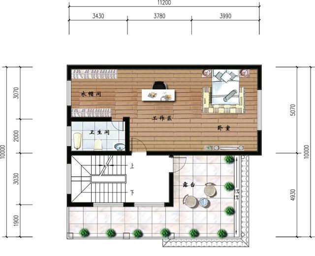2款三層農村自建房設計圖，1款小戶型，1款大戶型，滿足不同家庭建房的需要