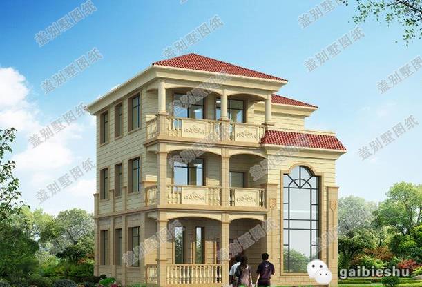 2款三層農村自建房設計圖，1款小戶型，1款大戶型，滿足不同家庭建房的需要