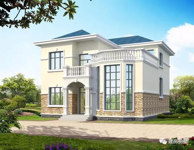 兩款二層農村自建房，外觀精致，布局大氣，尤其是第二棟真的很洋氣了。