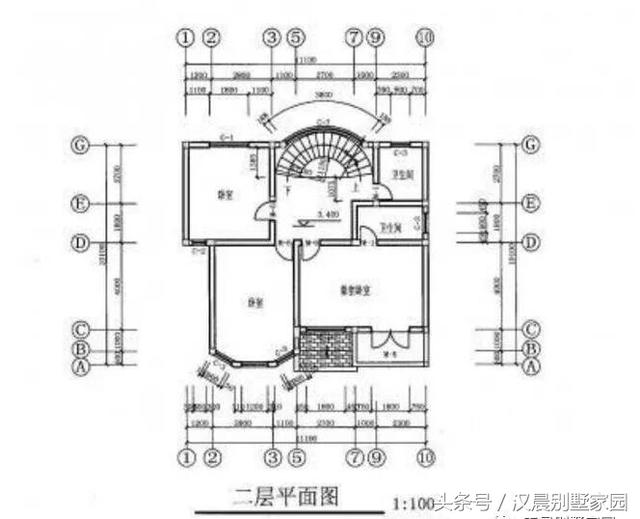 3款帶飄窗農村2層別墅設計圖，在農村要求經濟的條件下，不失為一個很好的建房選擇